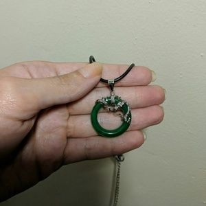 Stone and Dragon Necklace